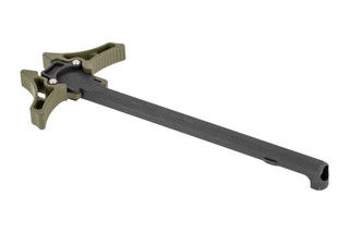 Timber Creek Outdoors Enforcer Ambidextrous charging handle for the AR-15 with olive drab green Cerakote finish